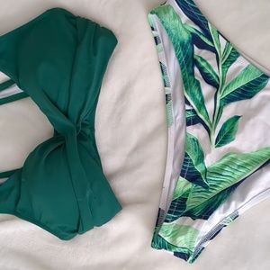 Tropical Padded Bikini Swimsuit